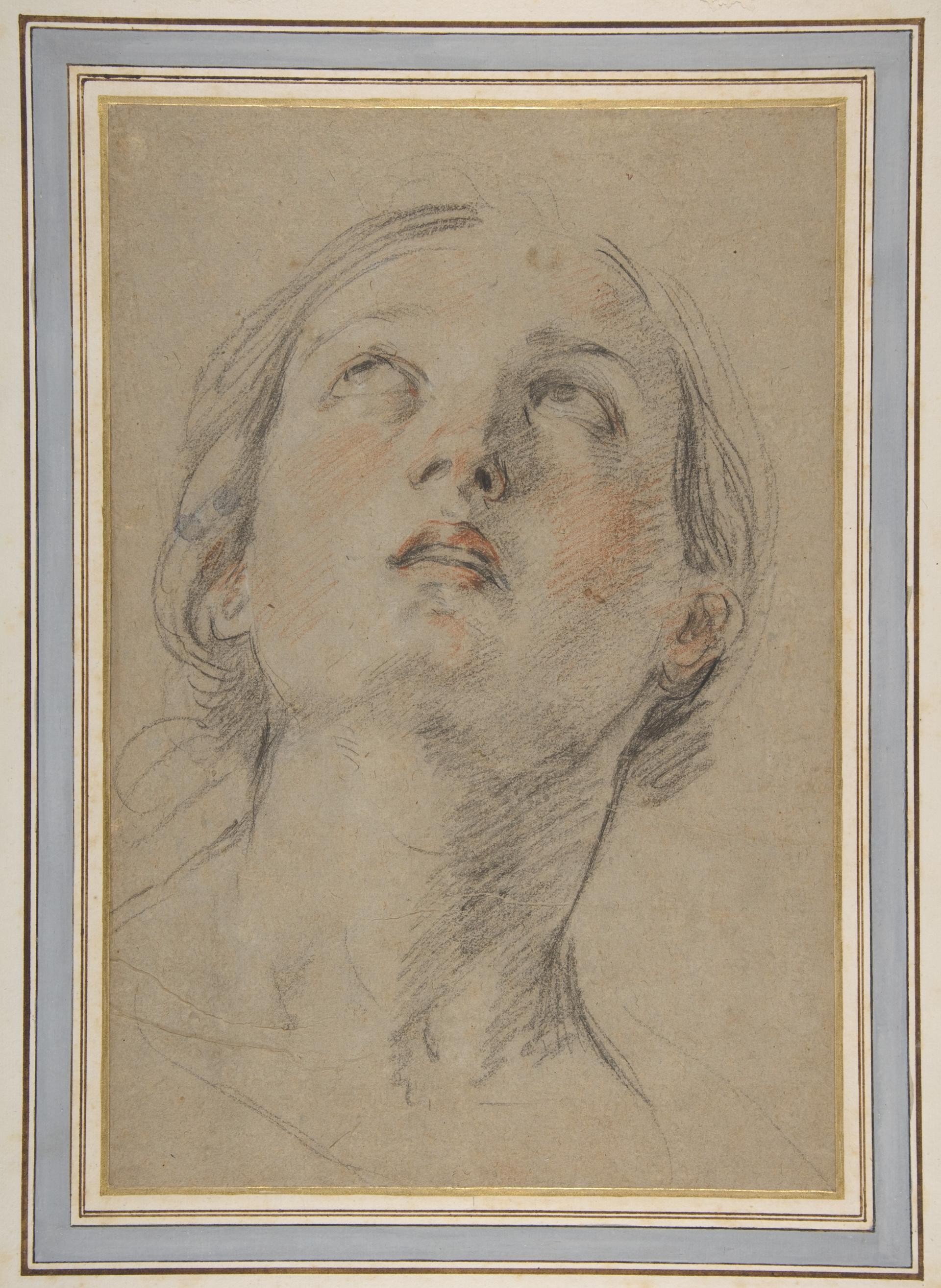 The Head of a Woman Looking Up (Judith) by Guido Reni