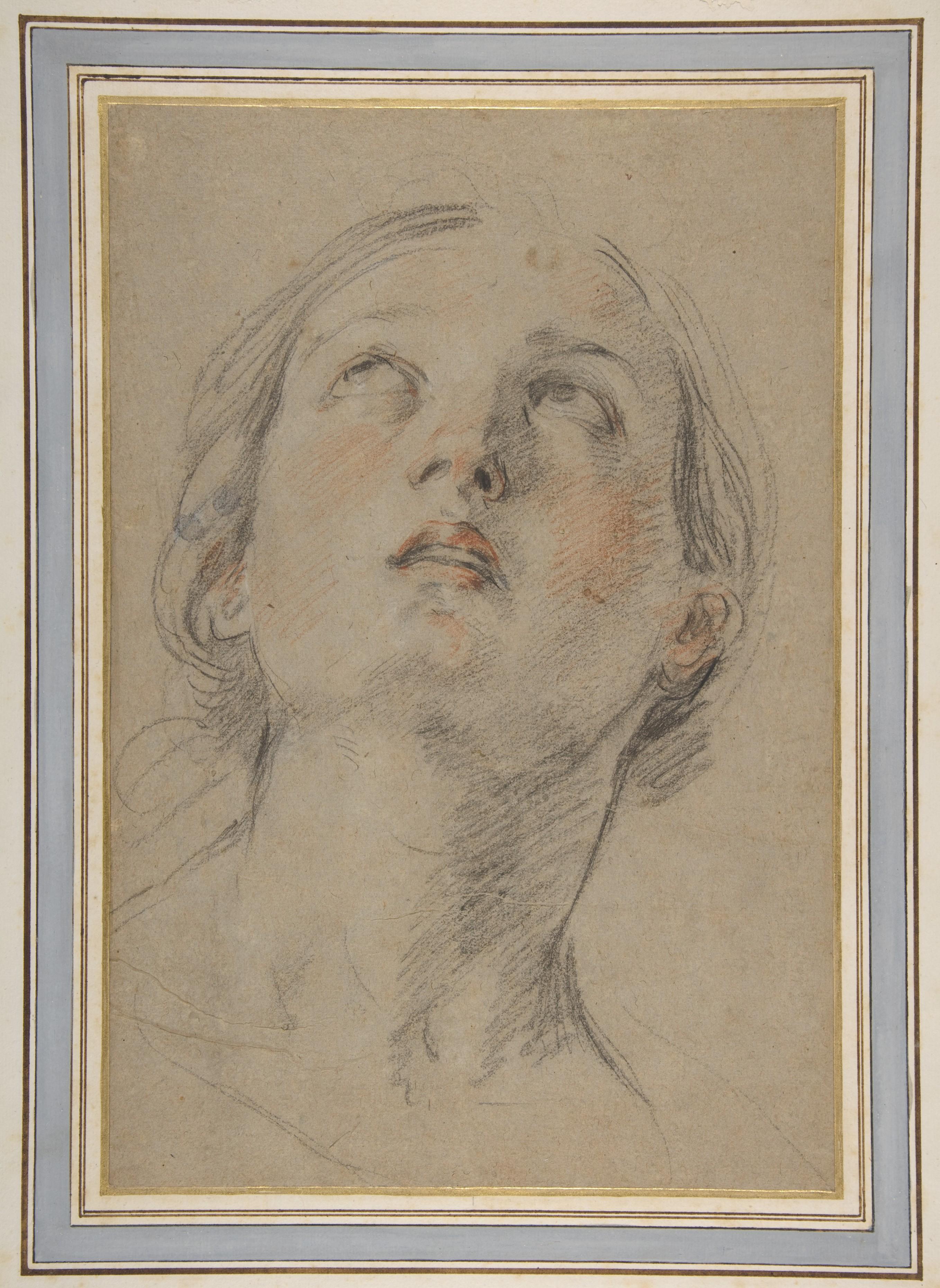 The Head of a Woman Looking Up (Judith)