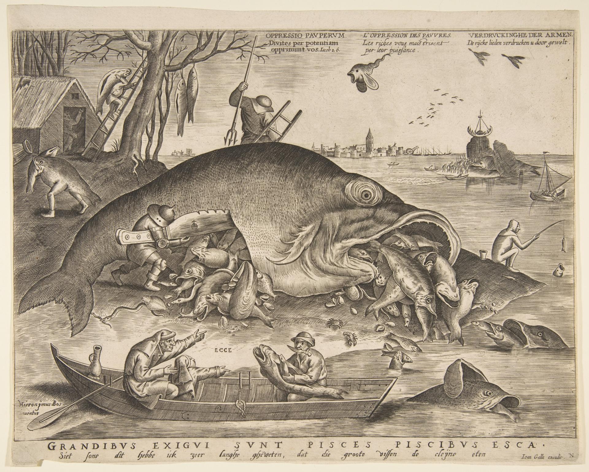 Big Fish Eat Little Fish by Pieter Bruegel the Elder