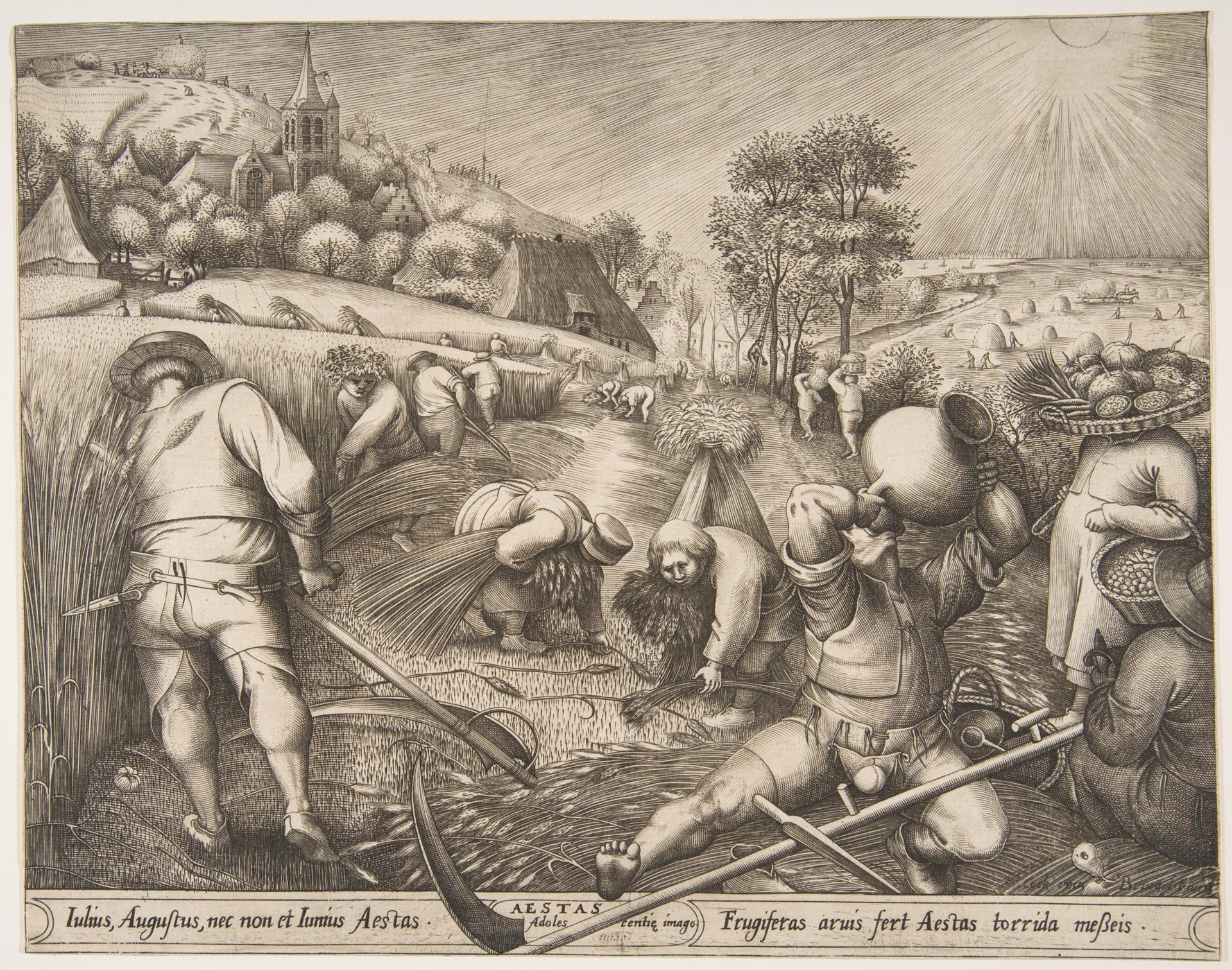 Summer (Aestas), from "The Seasons" by Pieter van der Heyden