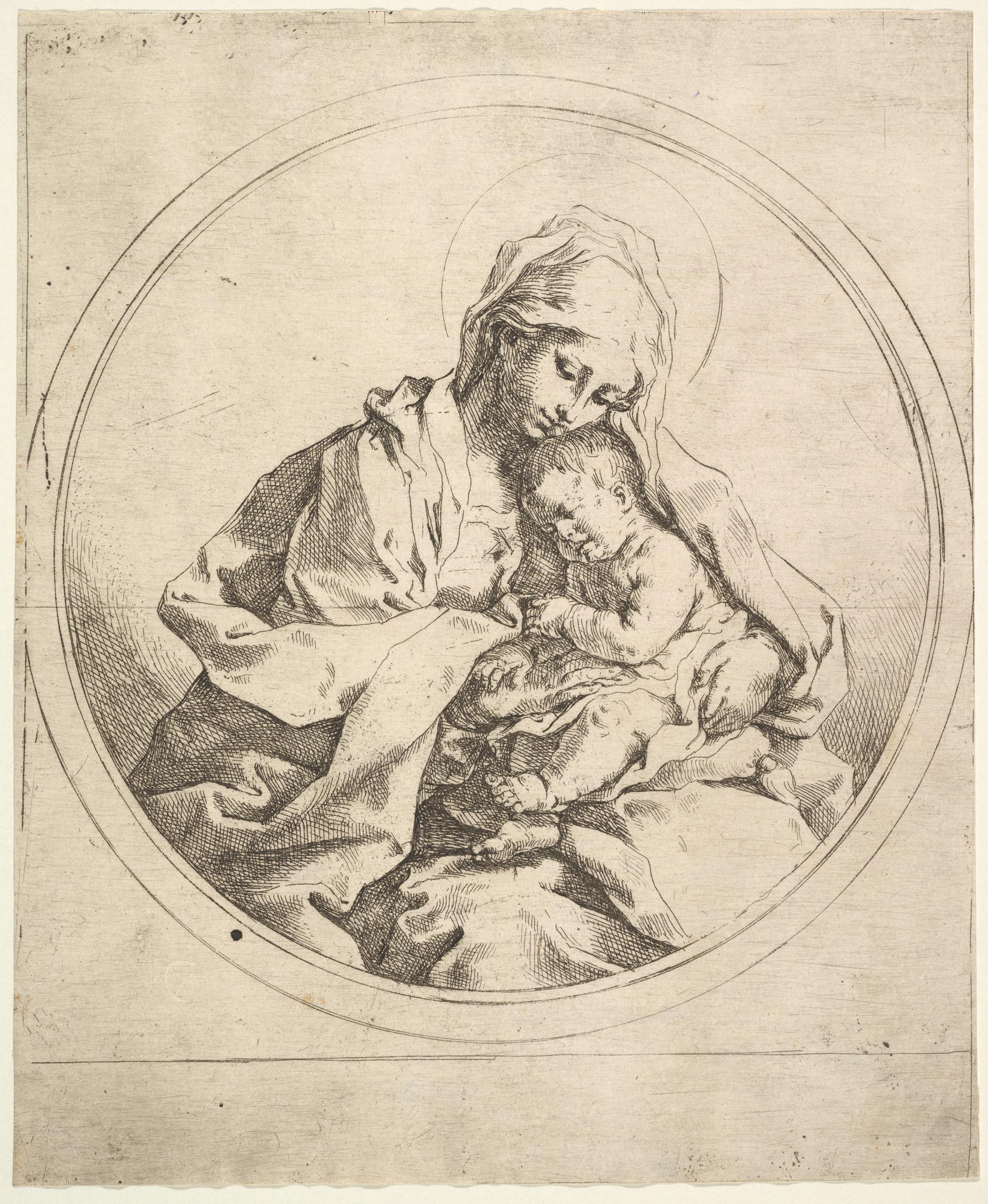 The Madonna and Child in the Round by Guido Reni