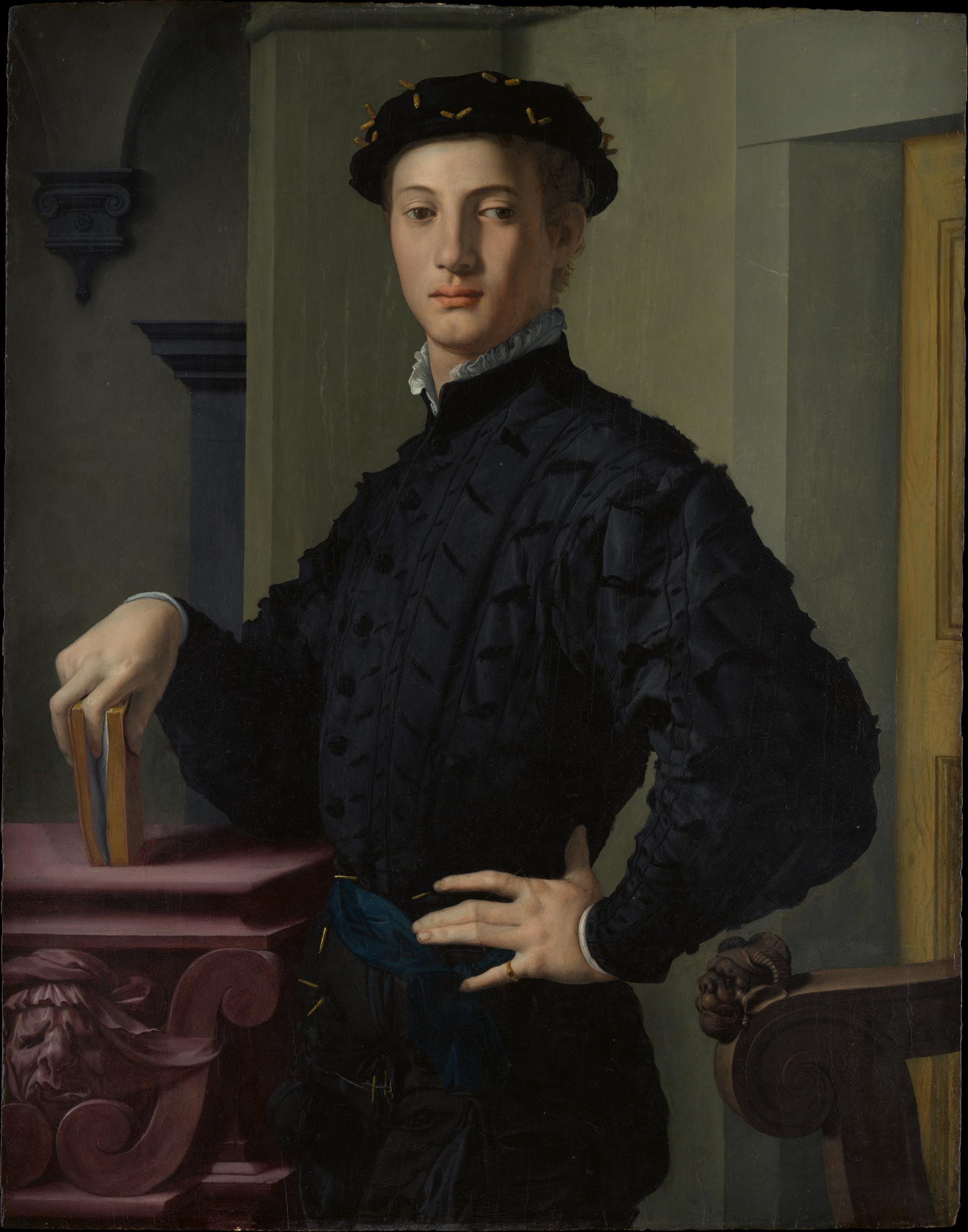 Portrait of a Young Man by Bronzino
