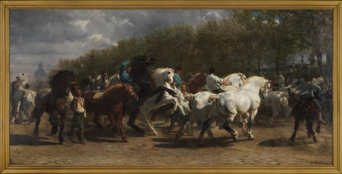 Painting by Rosa Bonheur