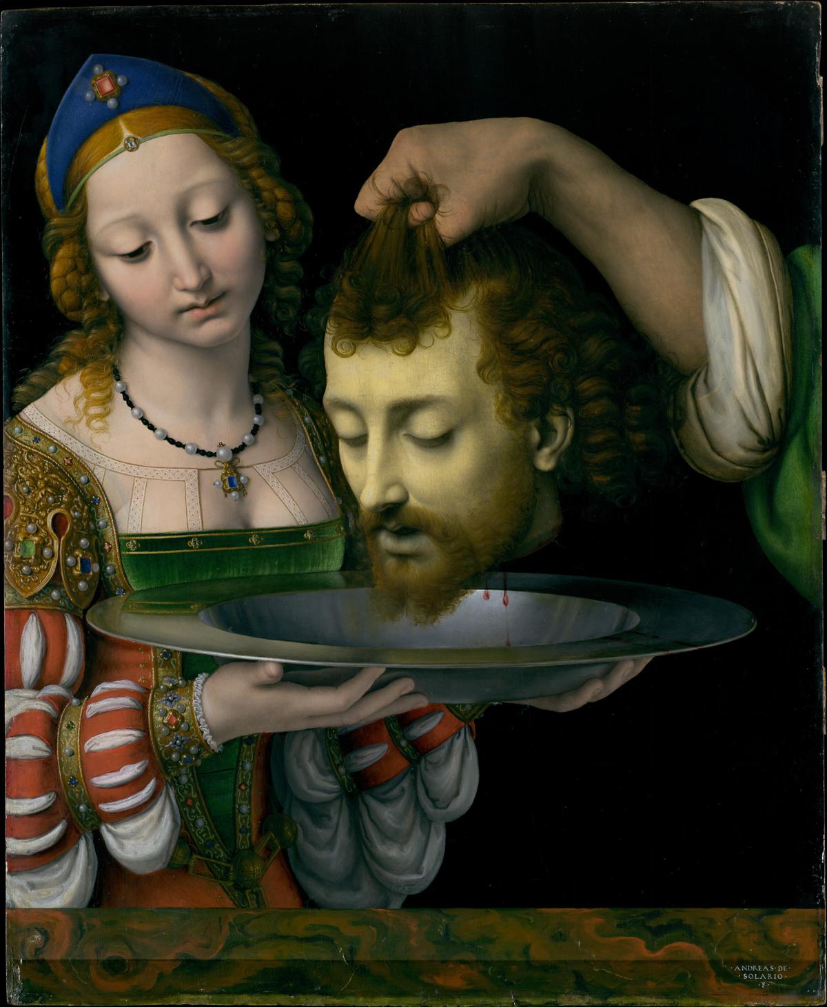 Painting by Andrea Solario