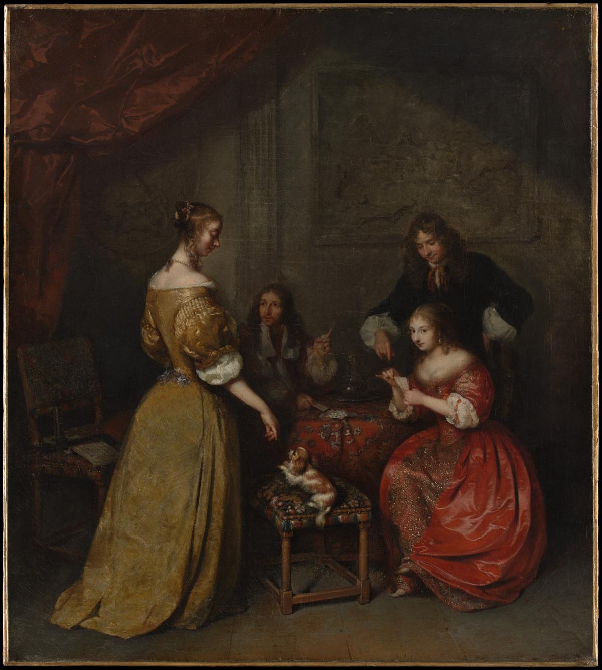 Painting by Caspar Netscher