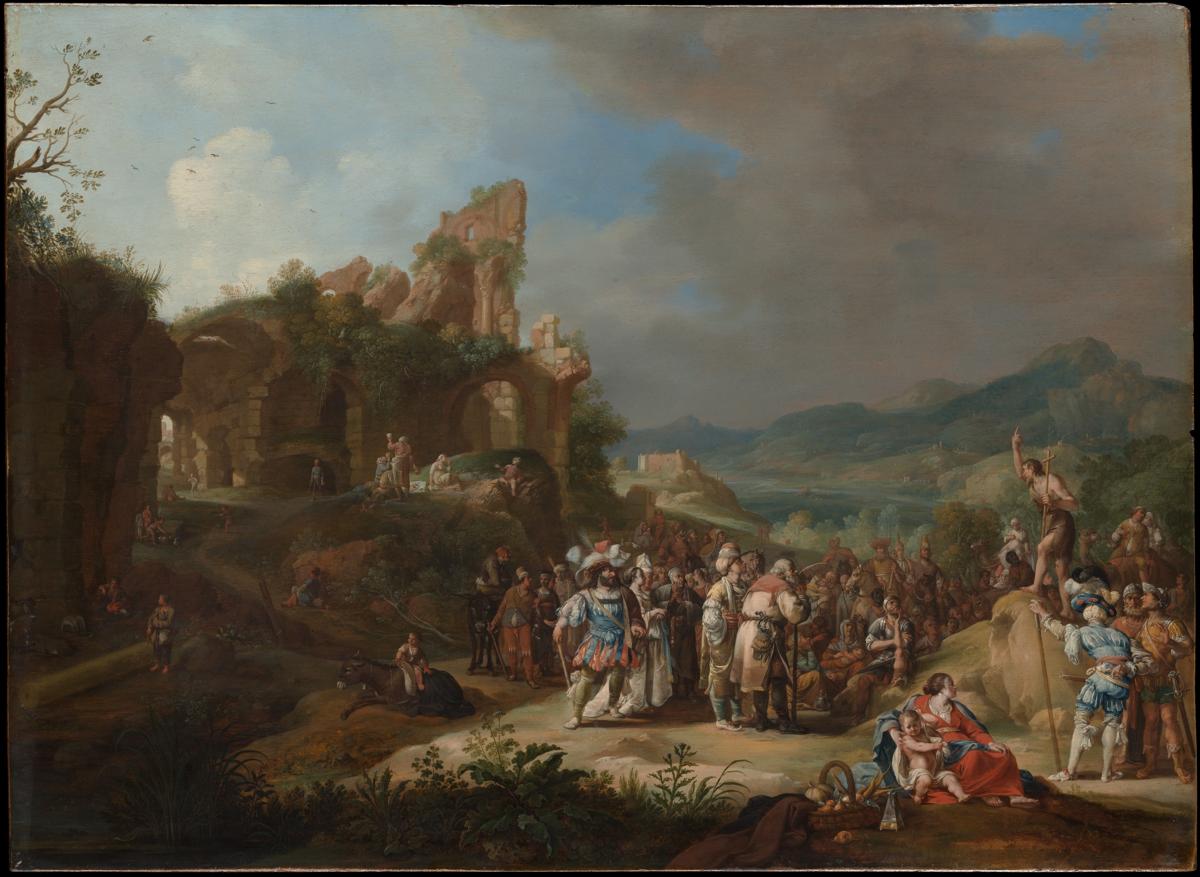 Painting by Bartholomeus Breenbergh