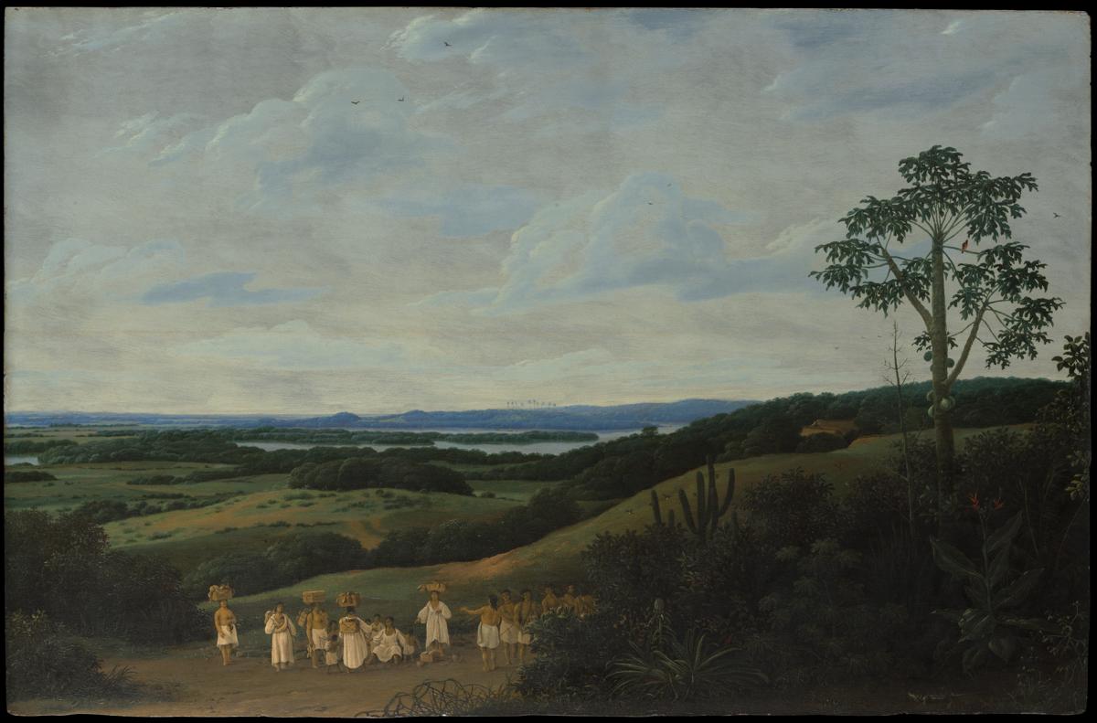 Painting by Frans Post