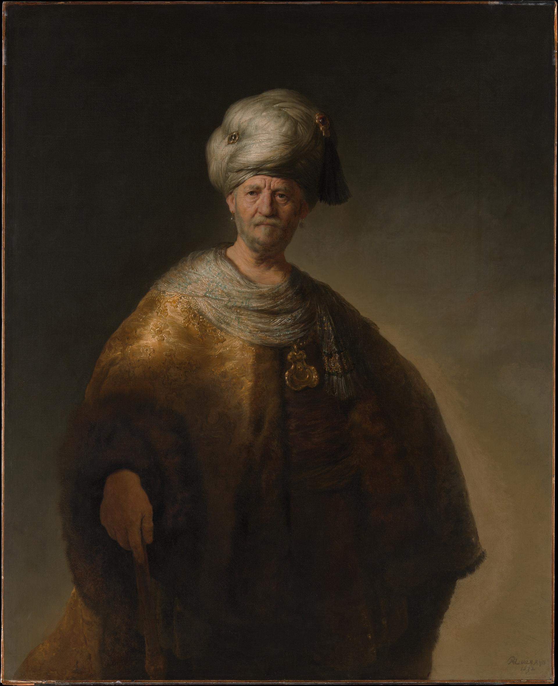 Man in a Turban by Rembrandt