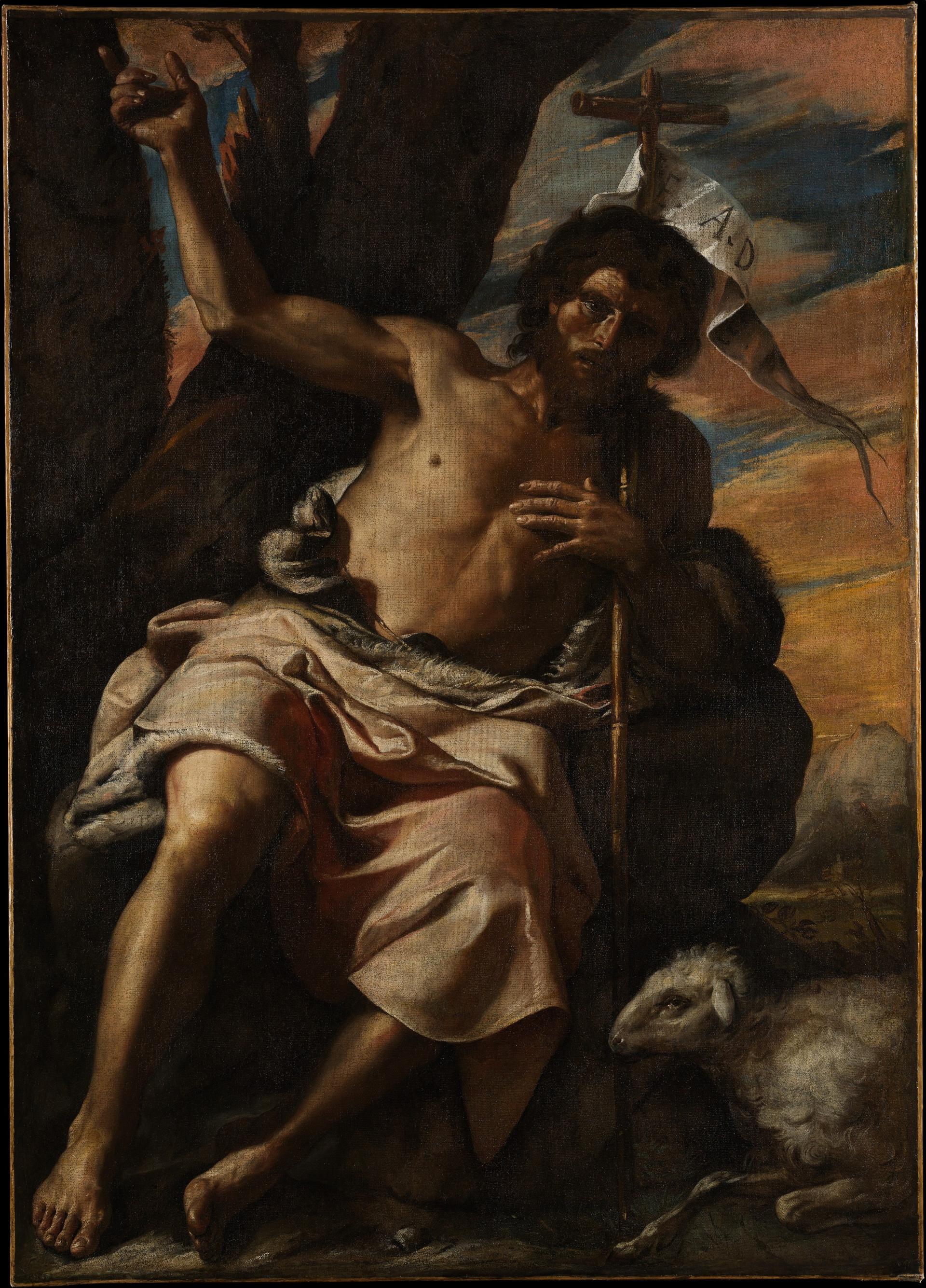 Saint John the Baptist Preaching by Mattia Preti