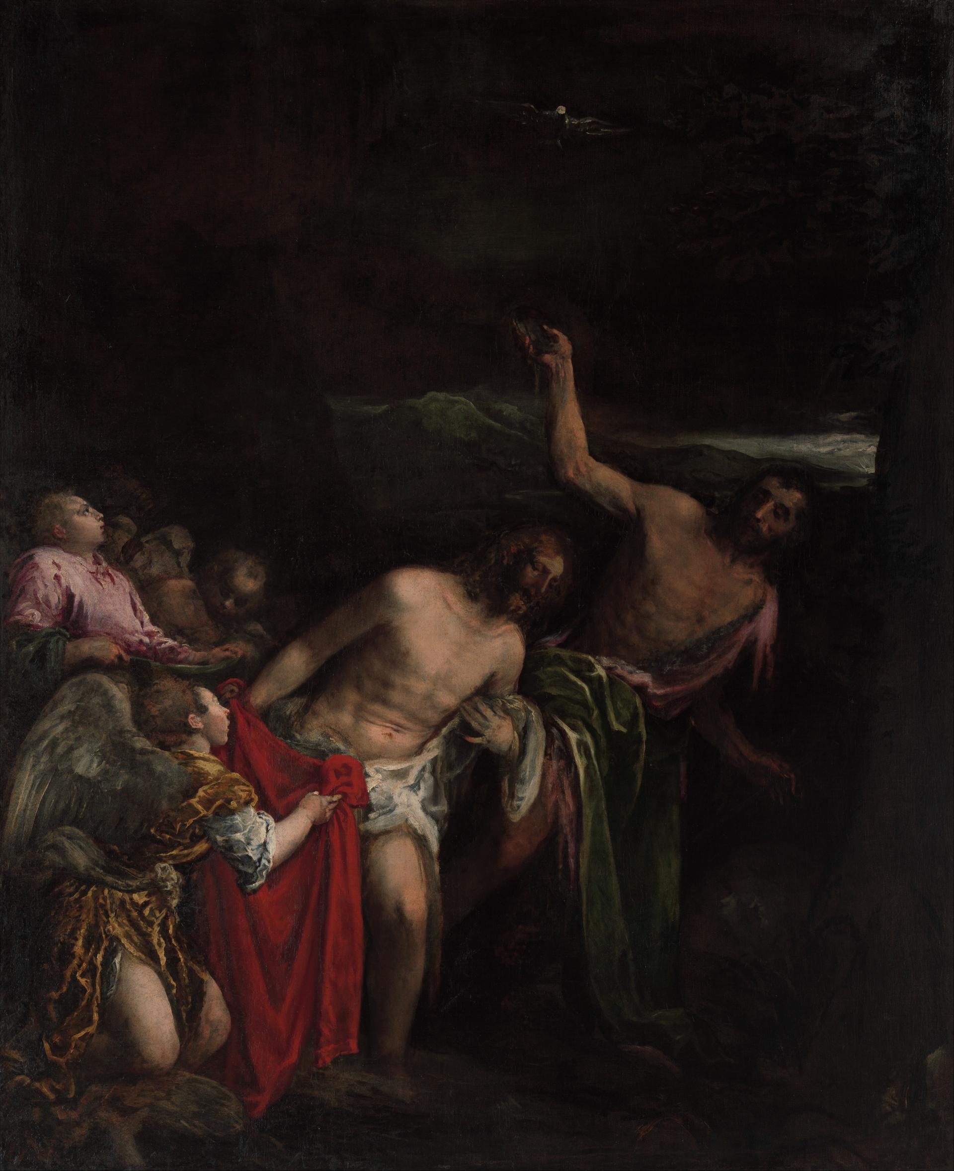 The Baptism of Christ by Jacopo Bassano
