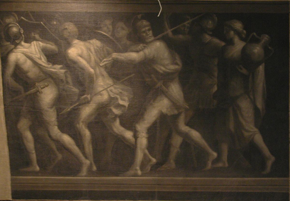 Painting by Polidoro da Caravaggio