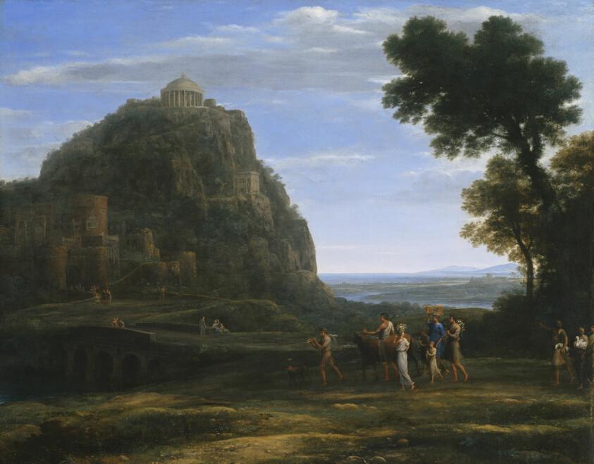 Painting by Claude Lorrain