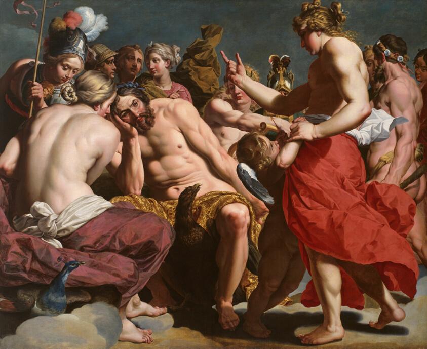 Jupiter Rebuked by Venus by Abraham Janssens