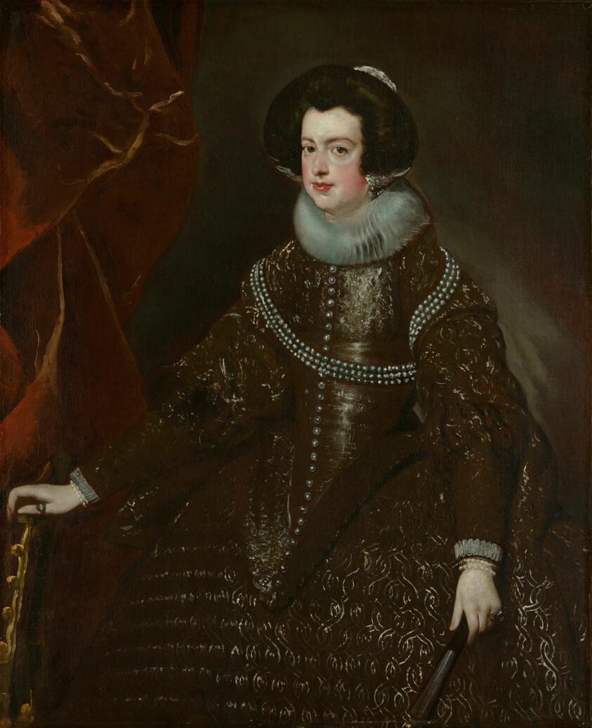 Isabella of Bourbon, Wife of Philip IV of Spain by Workshop of Diego Velázquez