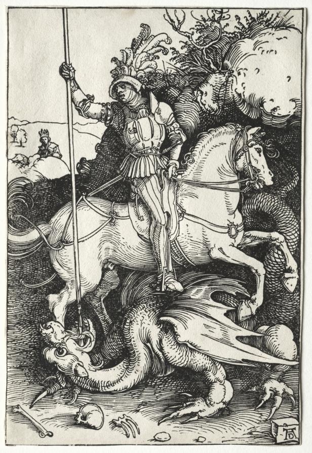 St. George Killing the Dragon by Albrecht Dürer