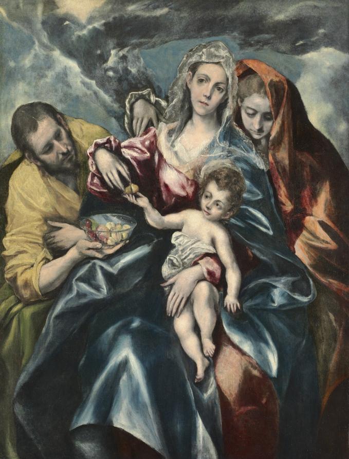 The Holy Family with Mary Magdalen by El Greco