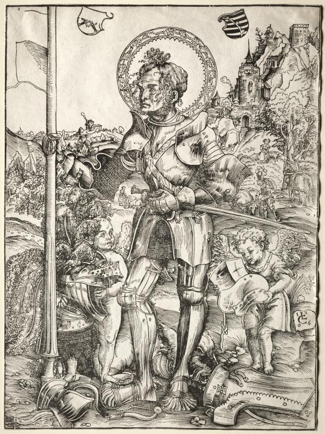 Saint George Standing by Lucas Cranach