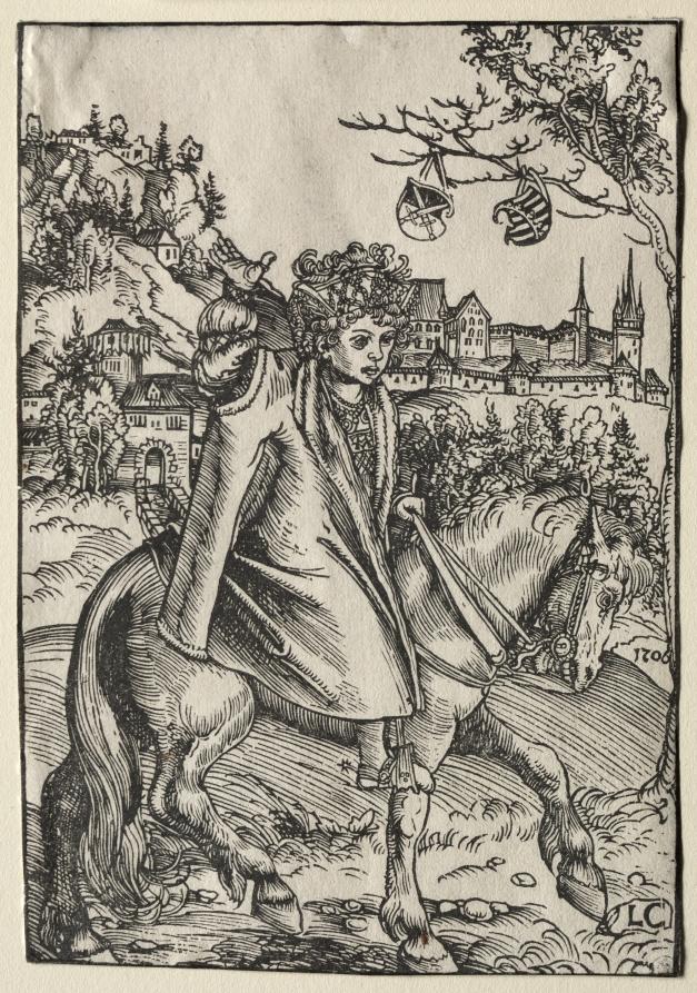 A Boy on Horseback by Lucas Cranach