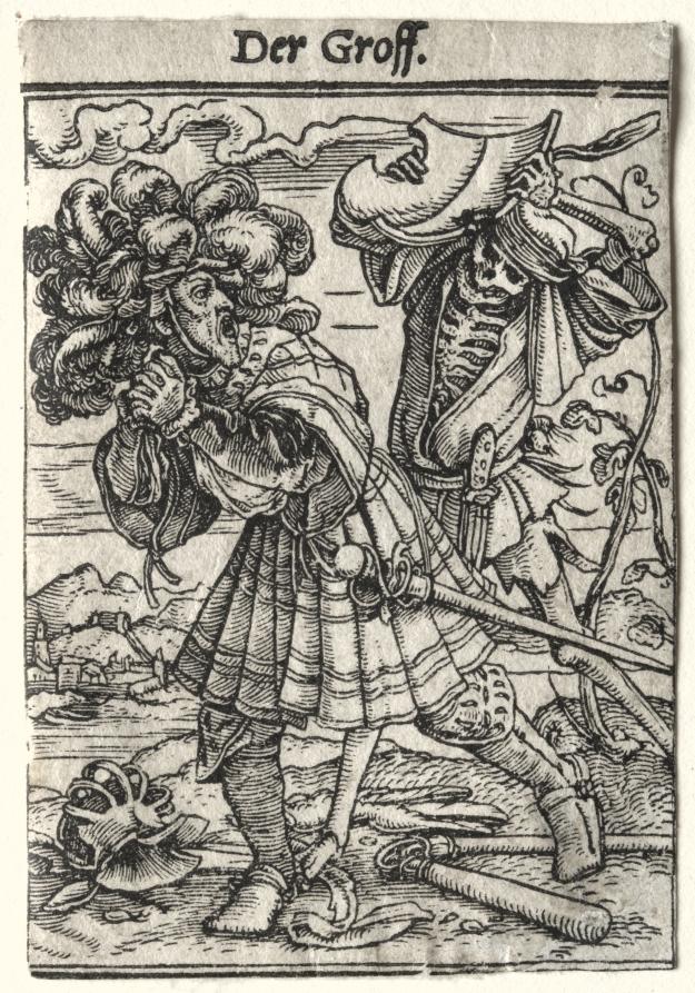 Dance of Death: The Count by Hans Holbein the Younger
