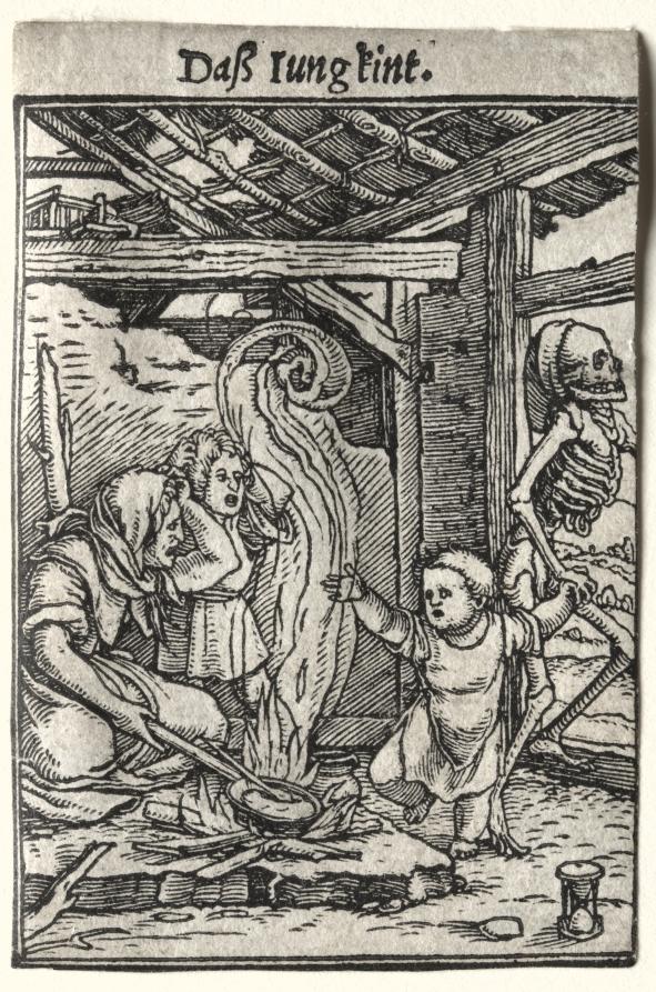 Dance of Death: The Child by Hans Holbein the Younger
