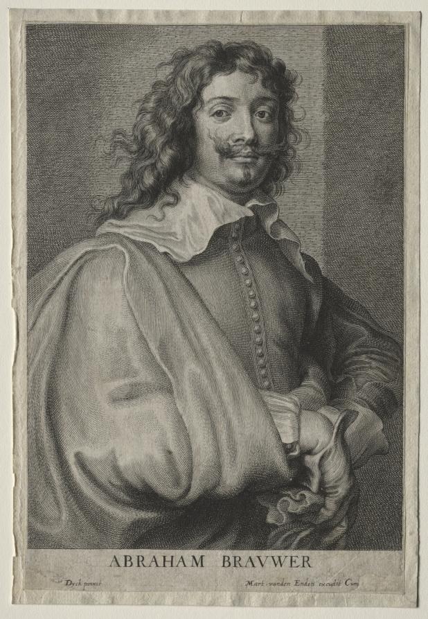 Adrian Brower by Schelte Adams Bolswert