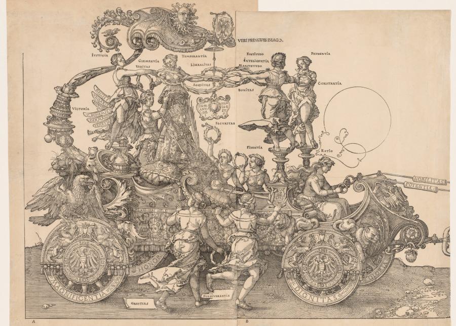 The Great Triumphal Car of Emperor Maximilian by Albrecht Dürer