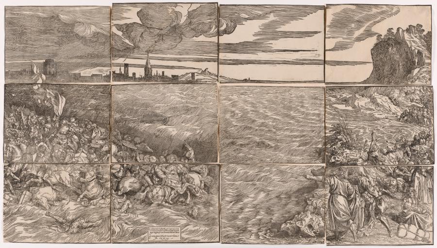 The Submersion of Pharaoh's Army in the Red Sea by Titian