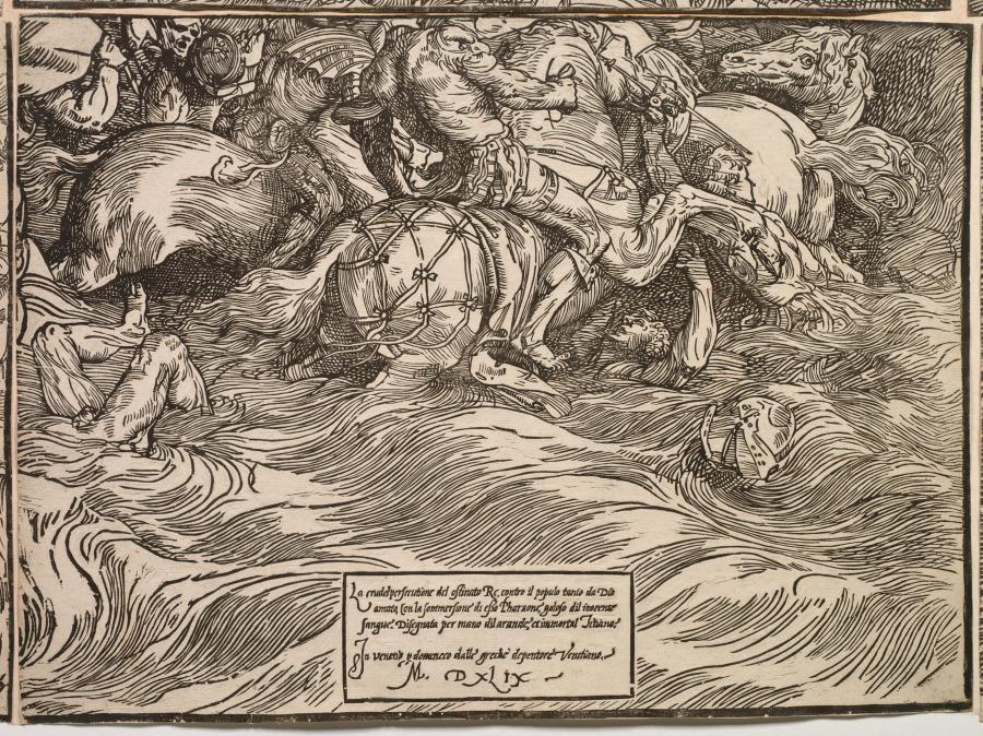 The Submersion of Pharaoh's Army in the Red Sea by Titian