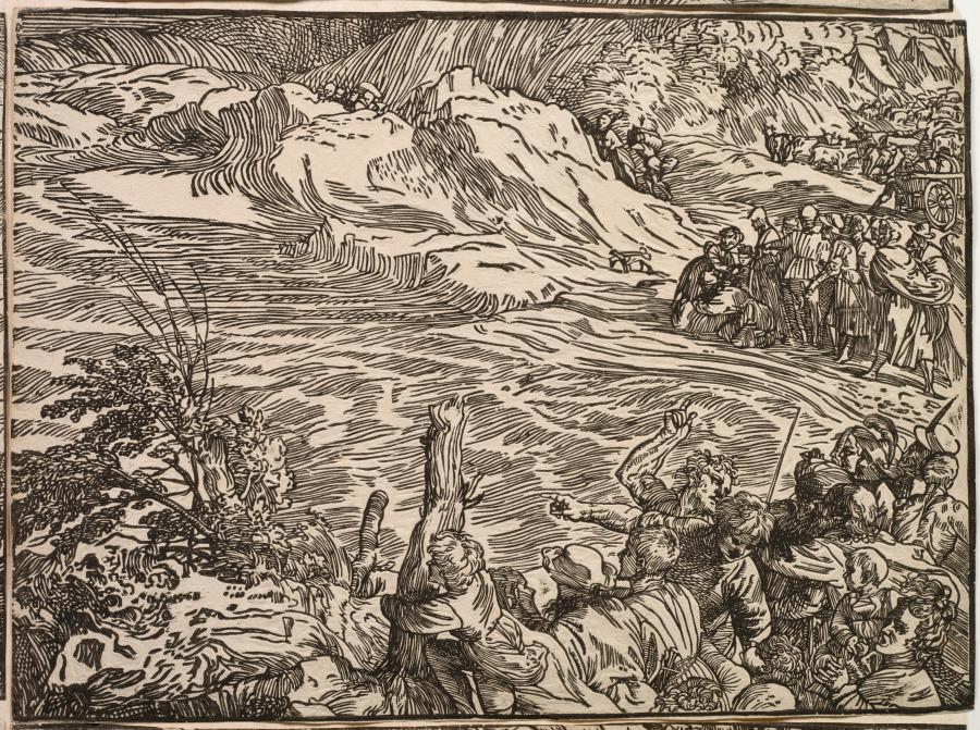 The Submersion of Pharaoh's Army in the Red Sea by Titian
