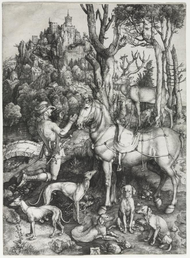 Saint Eustace by Albrecht Dürer