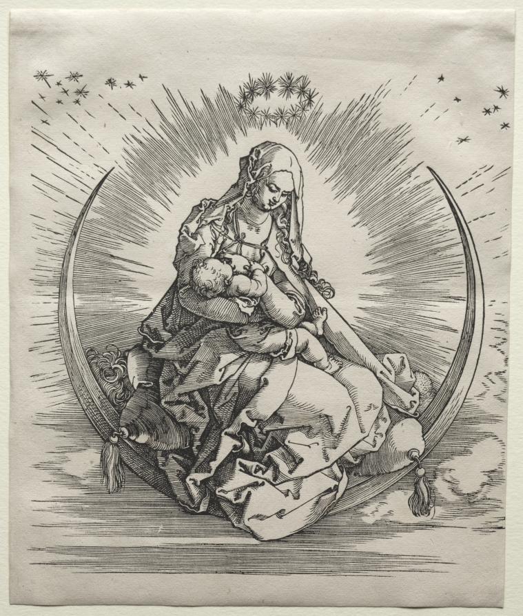 The Virgin on a Crescent by Albrecht Dürer