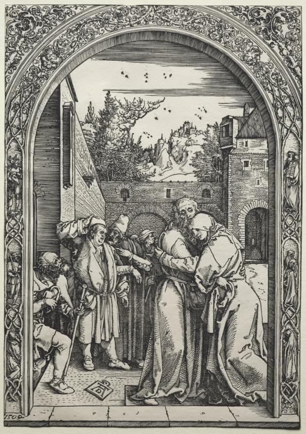 The Meeting of Joachim and Anna at the Golden Gate by Albrecht Dürer