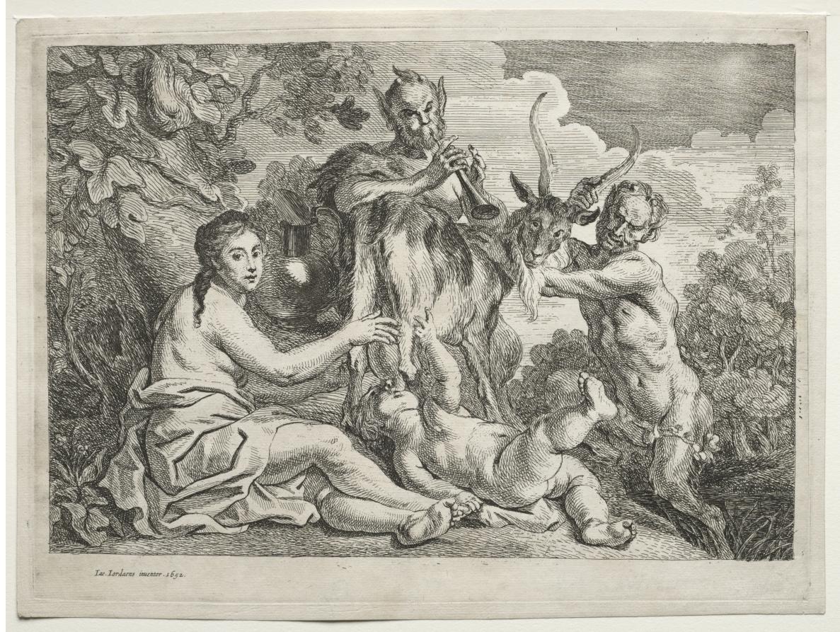 Jupiter Nourished by the Goat Almathea by Jacob Jordaens