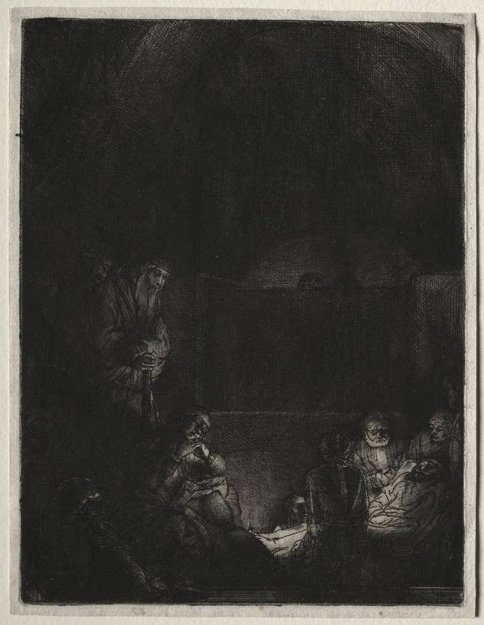 The Entombment by Rembrandt van Rijn