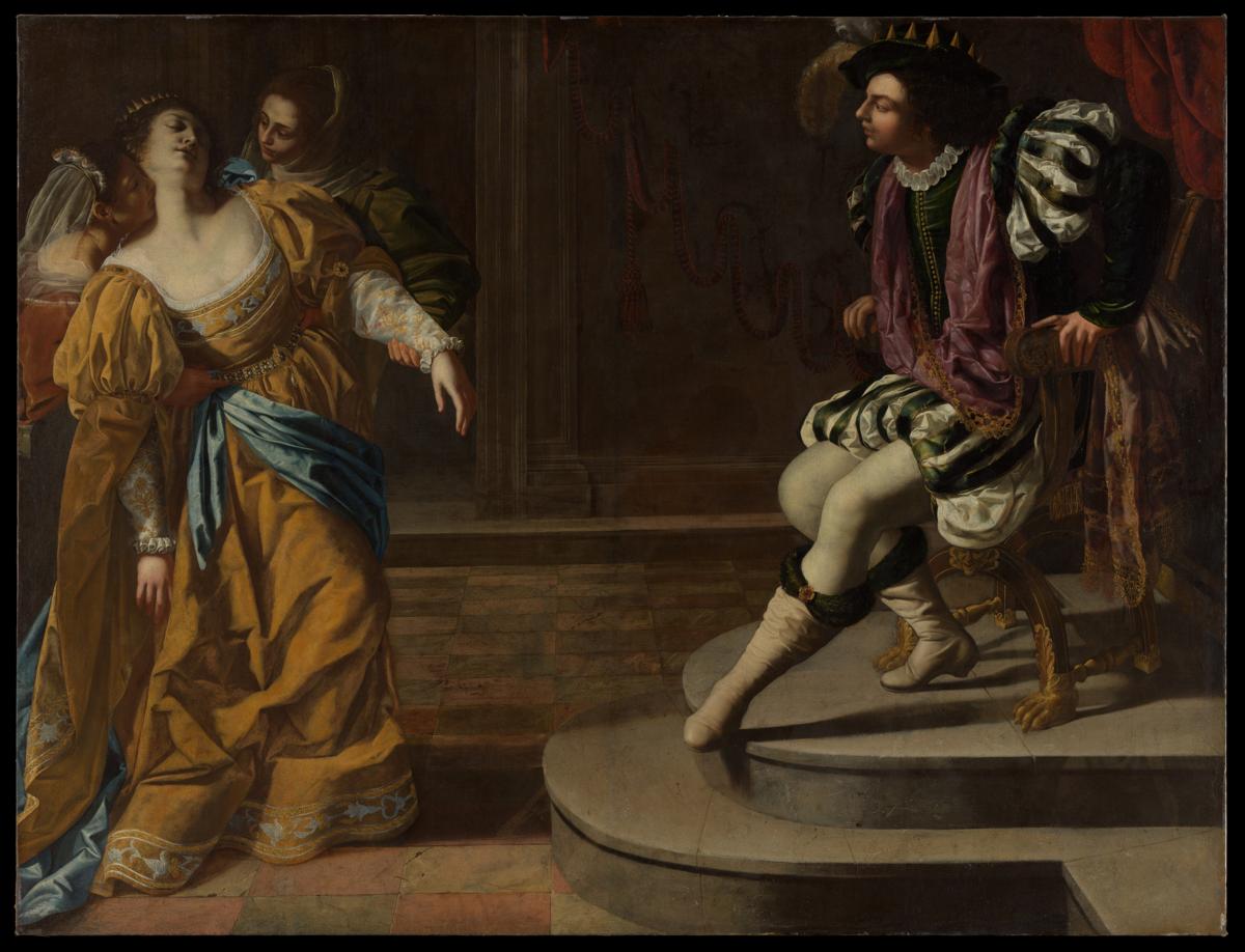 Painting by Artemisia Gentileschi