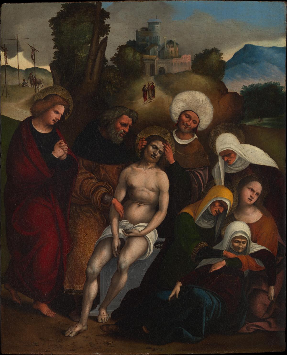Painting by Ludovico Mazzolino