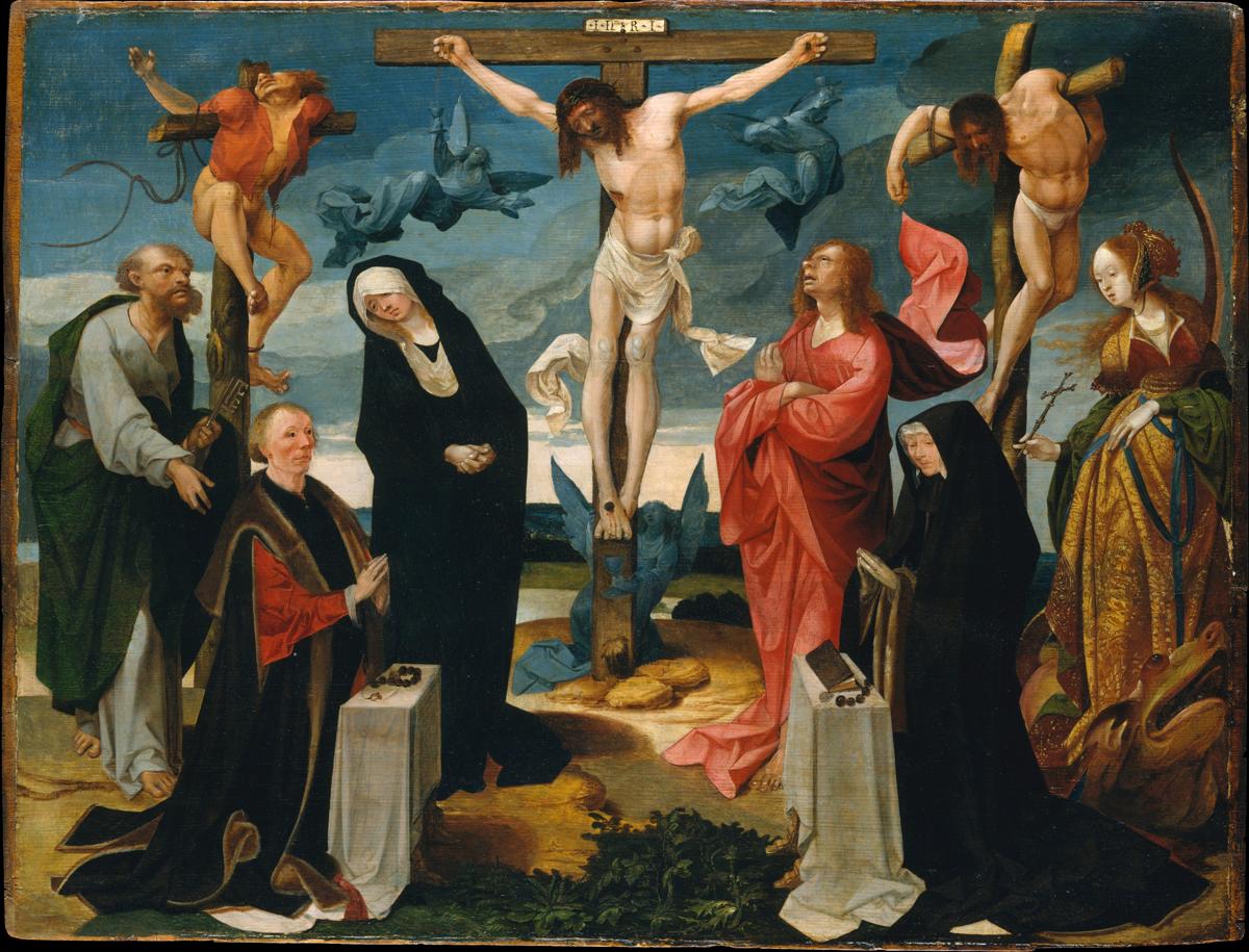 Painting by Cornelis Engebrechtsz