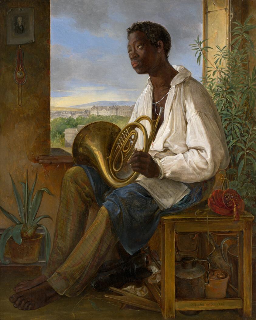 Painting by Albert Schindler