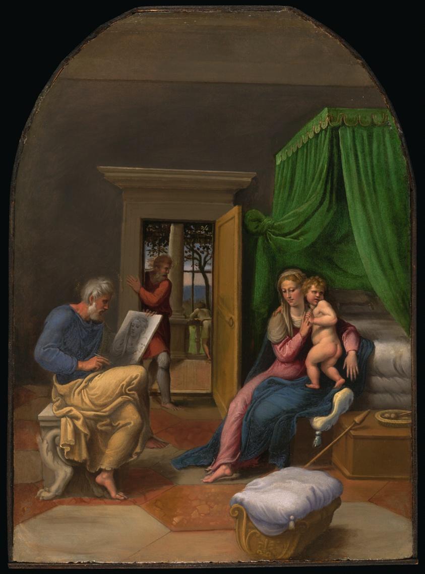 Saint Luke Drawing the Virgin and Christ Child