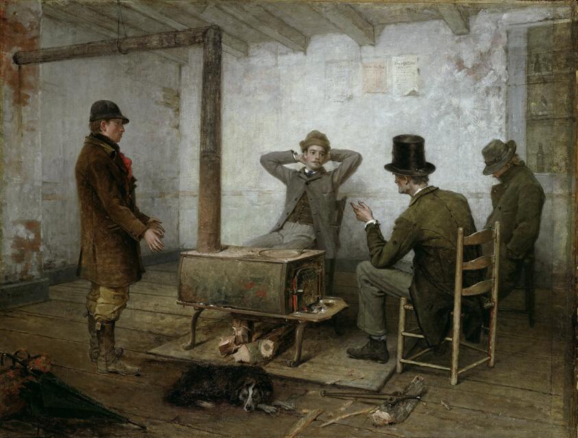 Painting by Thomas Hicks American