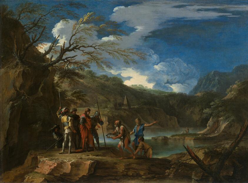 Painting by Salvator Rosa