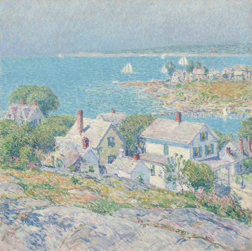 Painting by Childe Hassam