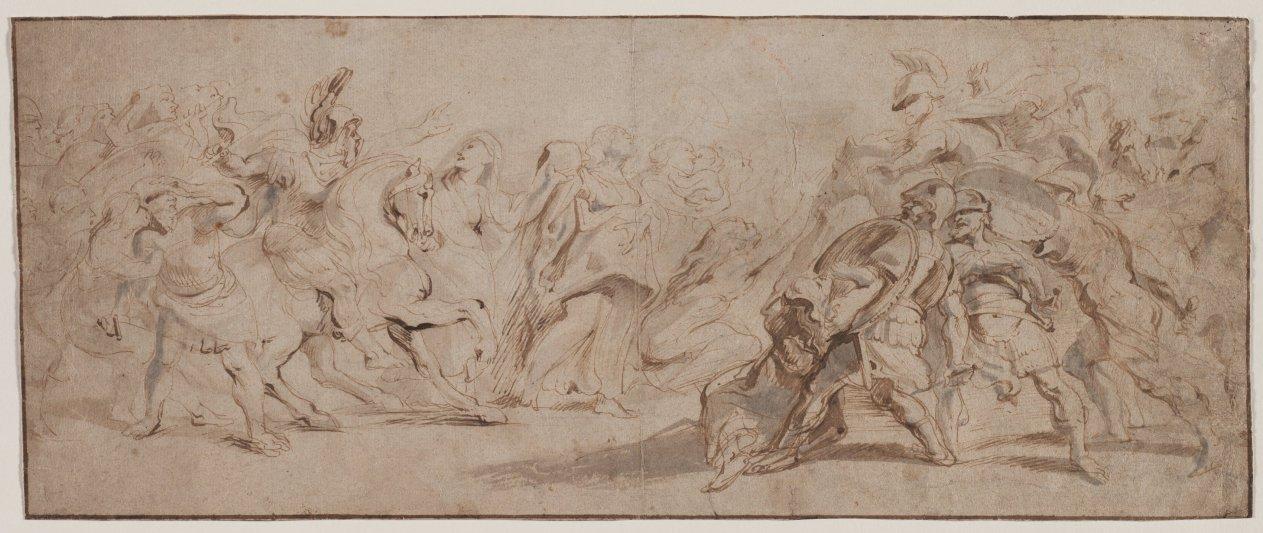 Reconciliation of the Romans and the Sabines (recto)