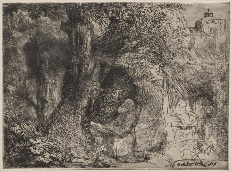 St. Francis Beneath a Tree Praying